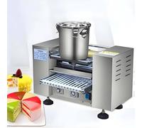 Commercial Crepe Maker for Cakes and Desserts, Adjustable Thickness, High Output, Stainless Steel with Temperature Control