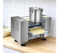 Commercial Crepe Maker, Fully Automatic Egg Skin Machine, 200-300 Crepes/Hour for Pancakes & Egg Rolls, 10-inch Diameter