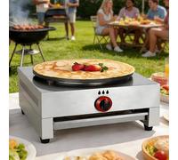 Commercial Crepe Maker Machine, Non-stick Griddle, Pancake Maker 15.7 inch, Blintzes Maker for Home or Restaurant