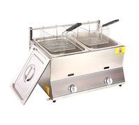 Commercial Deep Fat Fryer Deep Fryer GasFryer 6L/12L Commercials Stainless Steel Deep Fryer Large Capacity Fryer Electronic IgFryer