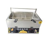 Commercial deep fryer 6L/12L Single Pot Lpg Gas Stainless Steel Countertop With Basket, Outdoor Cooker, For French Fries Home Kitchen Restaurant
