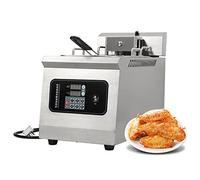 Commercial deep fryer Commerical Automatic Lifting 3500W Electric Fat, 14L Countertop With Smart Panel, Precise Timing Temperature Control, 0~200 °C 2Pot Gas (1Pot)