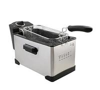 Commercial deep fryer Fat Stainless Steel Chip - Up To 190°C Temperature - Thermal Guard - 3L