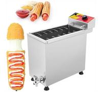 Commercial Deep Fryer for Corn Dogs and Cheese Hot Dogs, 21L Capacity, LPG Gas Powered, Ideal for Restaurants and Home Use