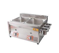 Commercial deep fryer Gas, 10L+10L Stainless Steel Countertop Lpg For French Fries, Restaurant And Home Kitchen Use