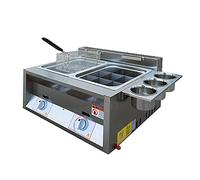 Commercial deep fryer Gas 6L/12L - Stainless Steel For Outdoor Cooking, Ideal For Home Kitchen And Restaurant Use