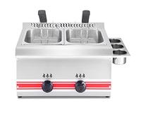 Commercial deep fryer Gas Countertop S 12L Stainless Steel Professional Two Tank Outdoor - With Adjustable Firepower For Restaurant And Home Use