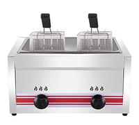 Commercial deep fryer Professional Lpg Gas,Stainless Steel Fat With Baskets And Lids,For Restaurant Home Kitchen