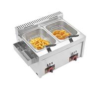 Commercial Deep Fryer with Basket - High-Efficiency Electric Frying Machine for Restaurants & Kitchens, Perfect for Crispy Fried Foods, 1800W Power, Easy to Use