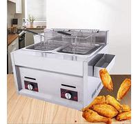 Commercial Deep Fryer with Double Basket and Tank for Restaurant Cooking