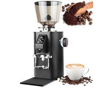 Commercial Desktop Coffee Grinder，Professional Coffee Grinder，350W Professional Coffee Bean Dosing Electric Grinder with 500g Storage Bin,Black