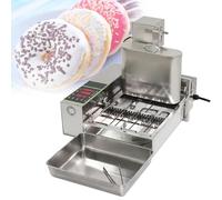 Commercial Digital Donut Fryer, Automatic Donut Making Machine, 4 Rows Donut Maker with Different Sizes Ring Molds, Adjustable Donut Thickness, Doughnut Fryer