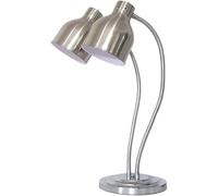 Commercial Double Head Food Heat Lamp, Adjustable Stand for Even Warming, Ideal for Restaurants and Catering