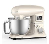 Commercial Dough Mixer, 1500W Stand Mixer with 6 Speeds and Timer, Stainless Steel Flour Mixing Machine for Efficient Kneading in Restaurants and Large Kitchens