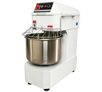 Commercial Dough Mixer 30L 15KG output Electric 2.2KW Kneading Machine Adjustable speed Stainless Steel Bowl Spiral Dough stand Mixer chef maker For pasta pizza Bakery Pizzerias Security Shield &Timer