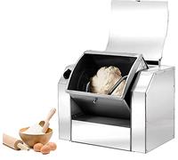 Commercial Dough Mixer,5 Kg Kneading Capacity Flour Mixer,Electric Mixing Machine Heavy-Duty Pizza Dough Mixer Stainless Steel 1500W，for Pasta Pizza Making, LJJY-KK