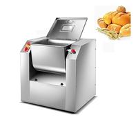 Commercial Dough Mixer 750W, 7.5KG Capacity, Stainless Steel Automatic Flour Kneader for Restaurants and Supermarkets