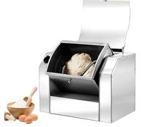 Commercial Dough Mixer Machine - 3KG 5KG Capacity, 1500W Stainless Steel Dough Kneader for Pizza, Pasta, Bakery, Restaurant (30-50kg/h Output)