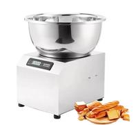 Commercial Dough Mixer Machine Stainless Steel Commercial Electric Stand Mixer with Timer for Bread Pizza Sourdough Kneading and Fermentation 8kg