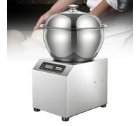 Commercial Dough Mixer with Stainless Steel Bowl and Timer for Restaurant Bakery Pizzeria