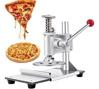 Commercial Dough Pizza Press, Stainless Steel Chapati Sheet Crust Maker, Manual Home Adjustable Thickness Tortilla Pastry Press Machine, For Pizza, Pie,Tortillas, Pastry(16cm)