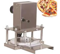 Commercial Dough Press Machine, High-Speed Manual Roller Sheeter for Pizza Crusts and Meatloaf, 200-400 Pieces per Hour