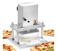 Commercial Dough Roller Sheeter, 8.6” Electric Pizza Dough Press Machine, Stainless Steel Pastry Bread Press Forming Processor, with Parchment Papers, for Bakery Home Restaurant Use