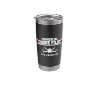 Commercial Drone Pilot FAA Certified Drone Pilot Drone RC Stainless Steel Insulated Tumbler