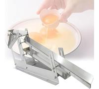 Commercial Egg Separator Machine, Adjustable Inclination and Gap for Efficient Yolk and White Separation, High-Capacity Stainless Steel Design