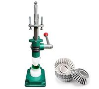 Commercial Egg Tart Press Machine - Manual Custard Cupcake Maker with Complete Mold Set, Ideal for Crafting Pie & Waffle Shells, Efficient Hand Press Tool