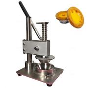 Commercial Egg Tart Press Machine & Tart Shell Maker, Heavy Duty Manual Dough Press Tool with Stable Base for Consistent Tarts, Food Grade Stainless Steel, Easy to Clean
