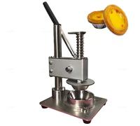 Commercial Egg Tart Press Machine & Tart Shell Maker, Heavy Duty Manual Dough Press Tool with Stable Base for Consistent Tarts, Food Grade Stainless Steel, Easy to Clean