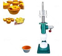 Commercial Egg Tart Shell Machine,Heavy Duty Manual Egg Tart Maker with Stainless Steel Column & Food-Grade Non-stick Molds,For Bakery,Dessert Shop & High-Volume Tart and Pie Shell Production SN6025