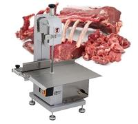 Commercial Electric Bone Saw Machine, 850W Electric Bone Cutting Machine for Ribs/Beef, Frozen Meat Cutter Bandsaw with Working Table - Industrial Food Cutting Machine Bone Sawing Machine