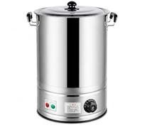 Commercial Electric Catering Urn - 25L Hot Water Boiler & Soup Kettle, Temperature Control 30-110°C, Buffet Warmer with Tap for Events and Parties