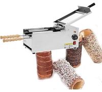 Commercial Electric Chimney Cake Oven - Chimney Cake Maker & Cake Pop Roller Machine with 2 Stainless Steel Bars~/