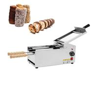 Commercial Electric Chimney Cake Oven with 2 Pcs Roller, Hungarian Pop Roller Machine, Ice Cream Cone Grill Maker, for Restaurant Home Kitchen Snack Bar