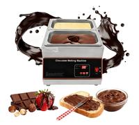 Commercial Electric Chocolate Tempering Machine with Adjustable Temperature Control for Professional Confectionery and Restaurant Use