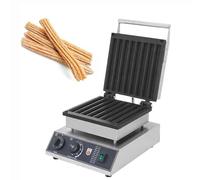 Commercial Electric Churro Maker Machine, Make 8 Slices Spanish Churros, Adjustable Temperature, Nonstick Hotplate