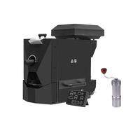Commercial Electric Coffee Bean Roaster with Smoke Filter and Manual Burr Grinder