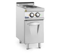 Commercial Electric Cooker - 5.2 kW - 2 plates - base cabinet - Royal Catering RCEC-40/700C2B