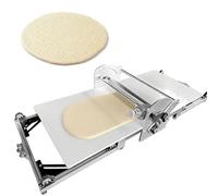 Commercial Electric Dough Roller Folding Sheeter Stainless Steel Industrial Spreading Function 0.08"-1.18" Thickness for Pizza Restaurants