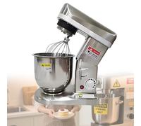 Commercial Electric Food Mixer, Multifunctional Tabletop Cream and Dough Mixer with 3 Adjustable Speeds, Ideal for Baking, Cooking, and Fresh Milk Preparation