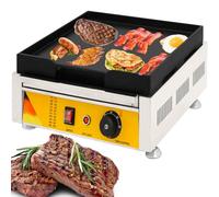 Commercial Electric Griddle Large Flat Top Grill Indoor Countertop Flattop Griddles with Non-Stick Coating for Restaurant Home Kitchen(220V)