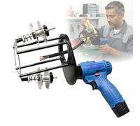 Commercial Electric HVAC Pipe Tape Wrapping Machine, Handheld Automatic Line Set Wrapping Tool for Up to 2.75 Inch (7cm) Refrigerant Tubes Conditioner, Insulation Cable Tie Winding Workstation,