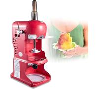 Commercial Electric Ice Shaver and Snow Cone Maker with Manual Lifting Handle, Block Ice Shaver for Home and Business Use