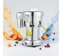 Commercial Electric Juicer Machine, 370W Stainless Steel Fruit Vegetable Extractor for High Efficiency 80-100kg/HR Juice Extraction