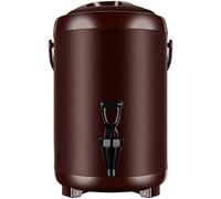 Commercial Electric Kettle Hot Water Dispenser for Buffet 12L Capacity Adjustable Temperature Beverage Warmer Keep Hot/Cold Water Boiler Brown