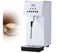 Commercial Electric Milk Frother and Steamer, 6L Full-Automatic with LCD Display, Perfect for Frothing Milk and Boiling Water for Tea and Coffee
