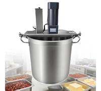 Commercial Electric Mixer, 4-Blade Scraping Variable Speed Stainless Steel Kettle for Jam Sauce Hot Pot Base, 85L